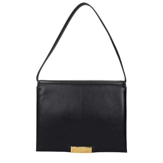 Jil Sander Black Leather Shoulder Bags