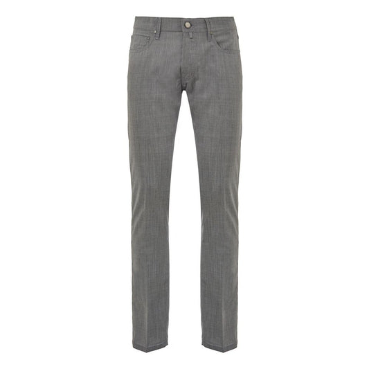 Jacob Cohen Gray Wool Pant