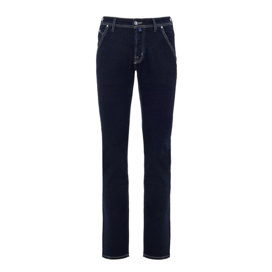 Jacob Cohen Blue Cotton Skinny Jean