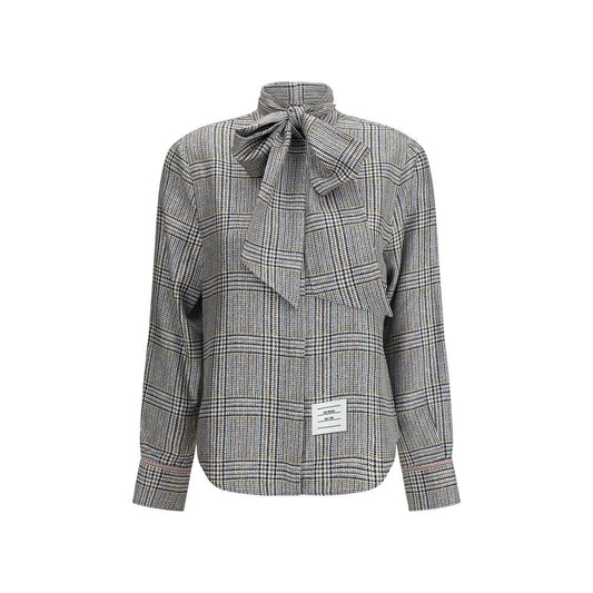 Thom Browne Hunting Tweed Silk Twill Shirt