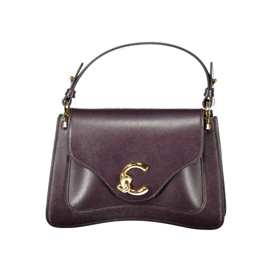 Coccinelle Purple Leather Handbag