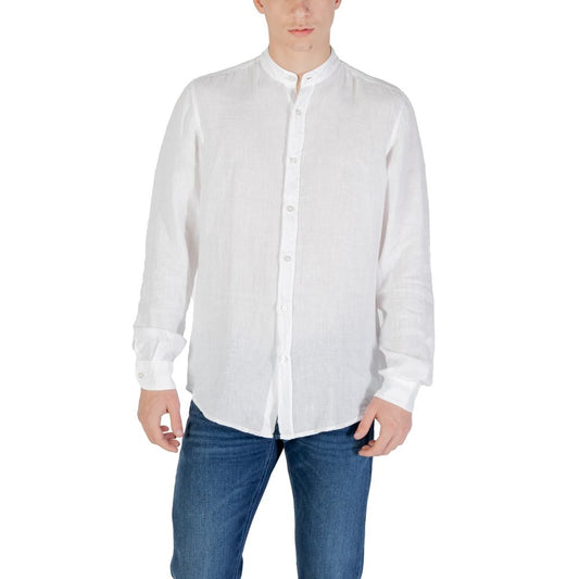 Hugo Boss White Linen Shirt