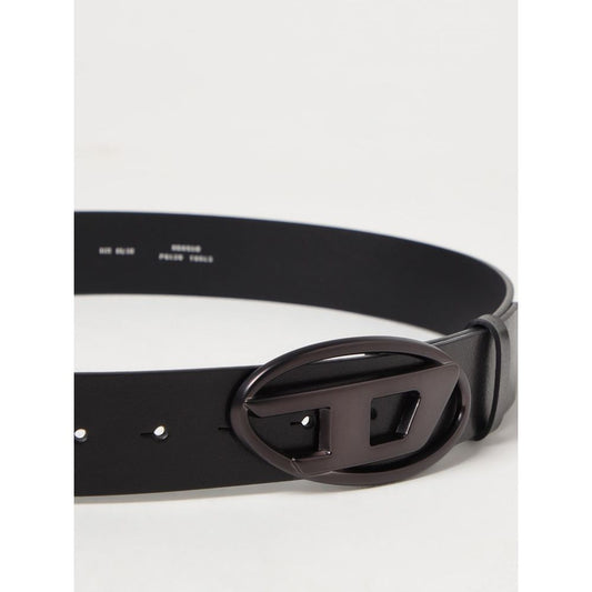 Diesel Black Leather Belt