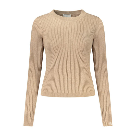 Pepe Jeans Beige Cotton Women Sweater