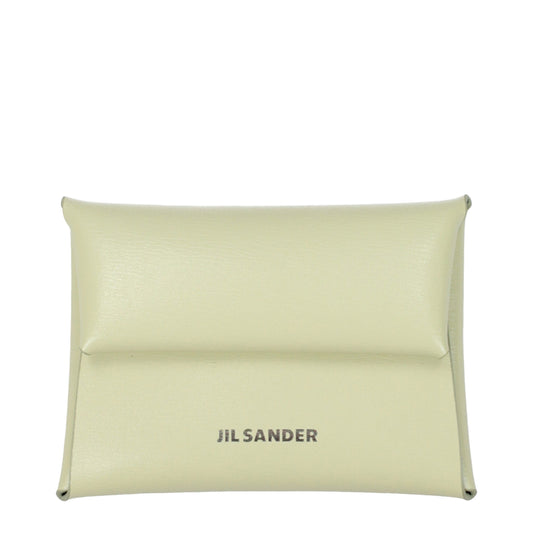 Jil Sander Green Leather Wallets