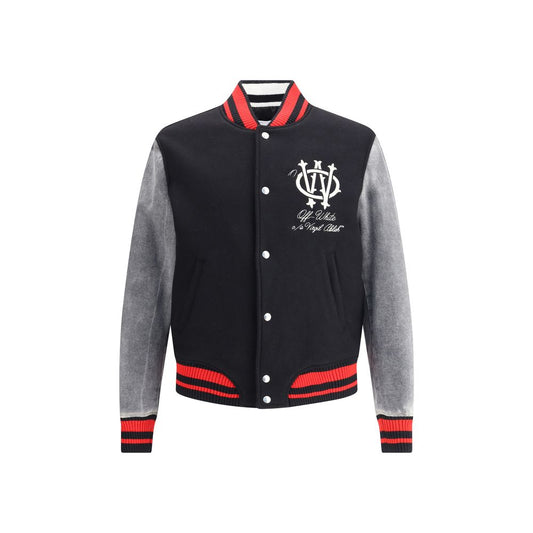 Off-White Gothic OW Wool Varsity Jacket