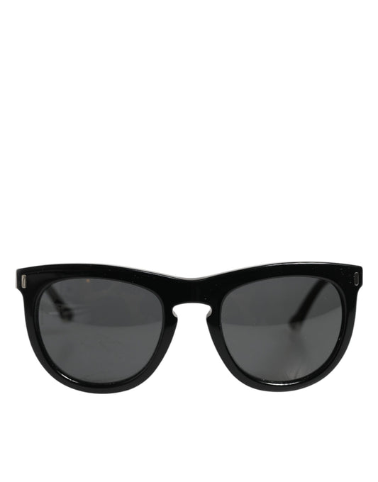 Dolce & Gabbana DG4281 Black Round Frame Full Rim Eyewear Sunglasses