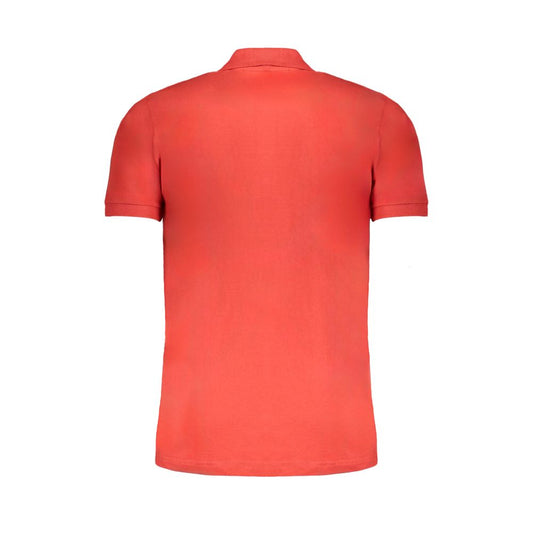 Gianmarco Venturi Red Cotton Polo Shirt