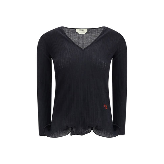 Fendi Long-sleeved Virgin Wool top