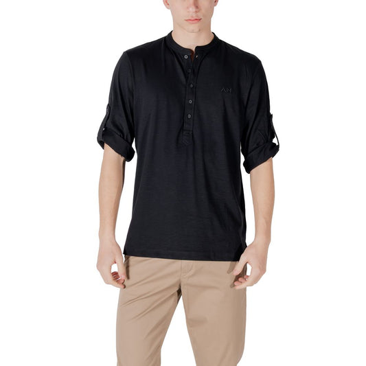 Antony Morato Black Cotton T-Shirt