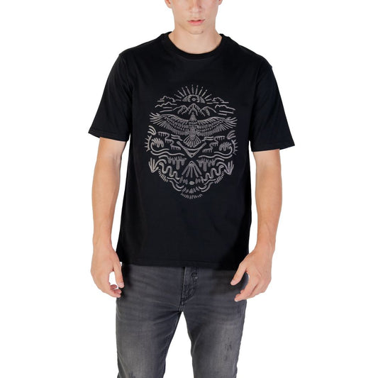 Gianni Lupo Black Cotton T-Shirt
