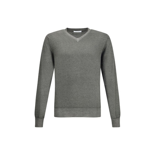 Cruciani Green V-neck Sweater