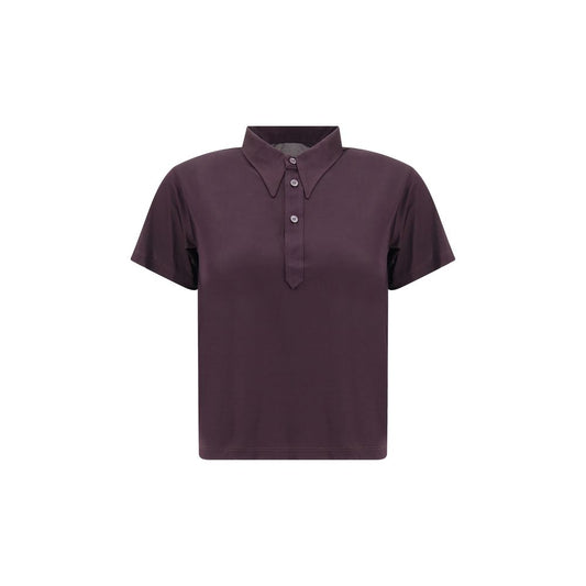 Margiela Semi-sheer polo Shirt