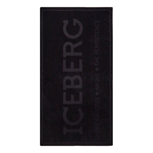 Iceberg Black Cotton Swimwear