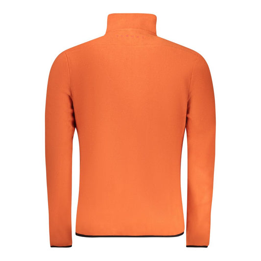 Norway 1963 Orange Polyester Men Sweater