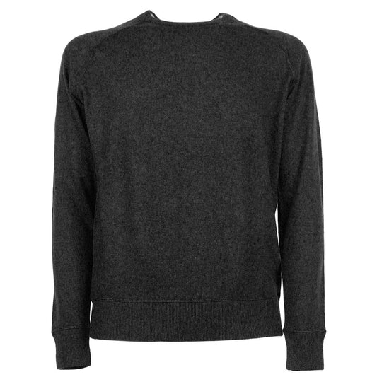 Emilio Romanelli Gray Cashmere Men Sweater