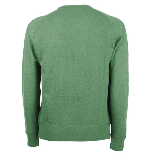 Emilio Romanelli Green Cashmere Men Sweater