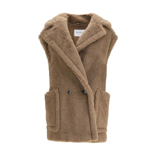 Max Mara Teddy alpaca and wool Vest