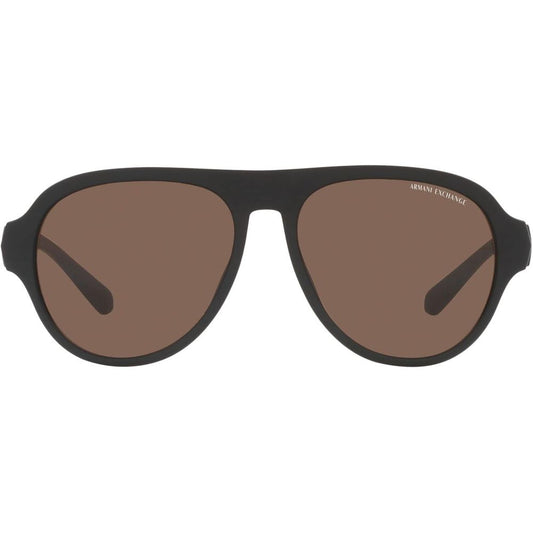 Armani Exchange Brown Acetate Sunglasses