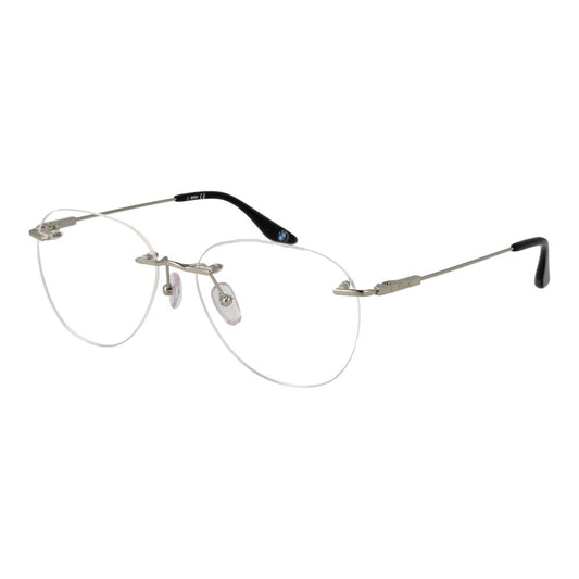 BMW Silver Men Glasses Frame