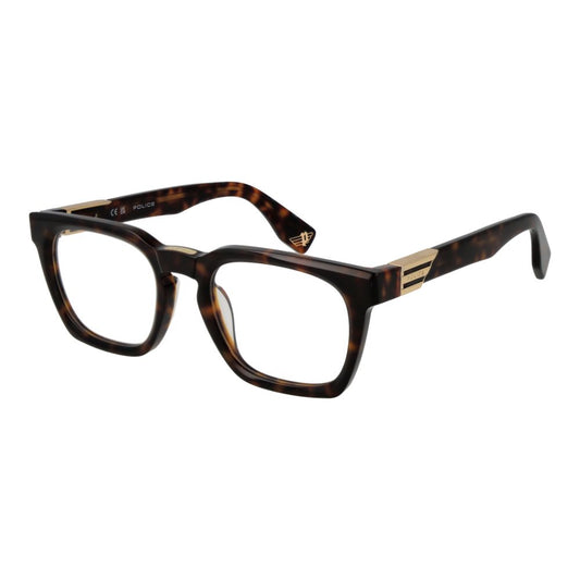 Police Brown Men Glasses Frame