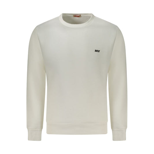 Rifle White Cotton Sweatshirt