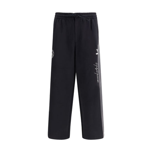 Y-3 Black Cotton Joggers (Workout Pants)