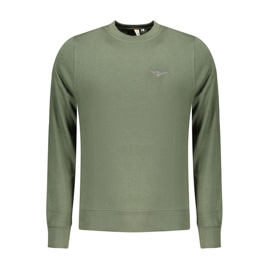 Accademia Militare Green Cotton Men Sweater