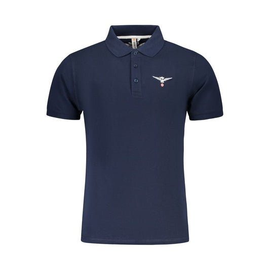 Accademia Militare Blue Cotton Polo Shirt