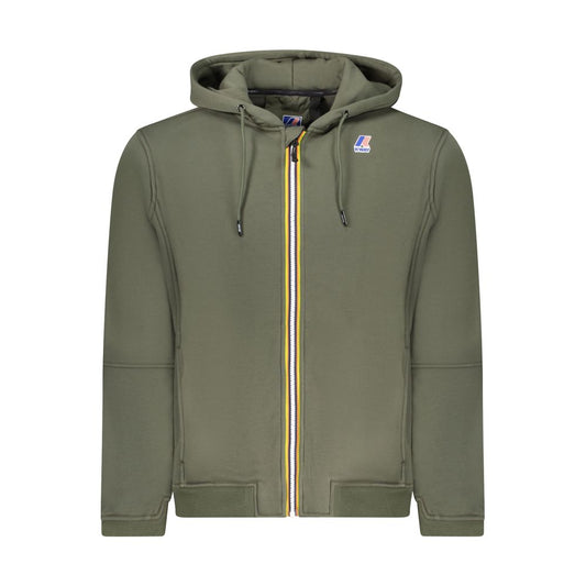 K-WAY Green Cotton Men Sweater