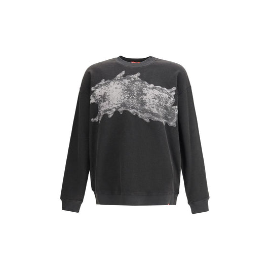 Diesel Black Cotton Sweatshirt