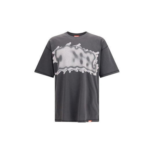 Diesel Gray Cotton T-Shirt