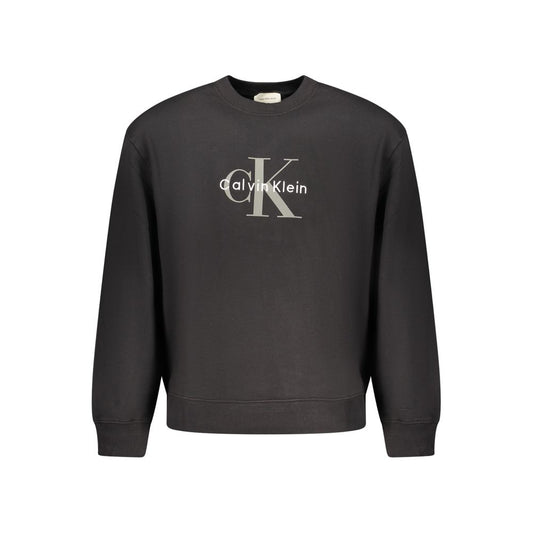 Calvin Klein Black Cotton Sweatshirt