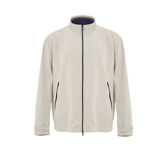 Paul & Shark Gray Polyester Shell Jacket