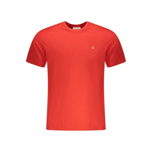 Calvin Klein Red Cotton T-Shirt
