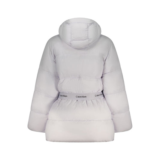 Calvin Klein Purple Nylon Jackets & Coat