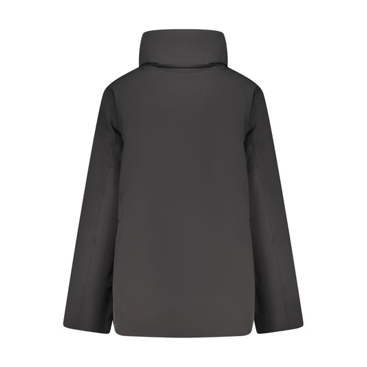 K-WAY Black Nylon Jackets & Coat