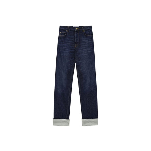 Loewe Blue Cotton Jeans Denim