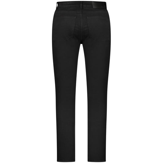 Hugo Boss Black Cotton Jeans Denim