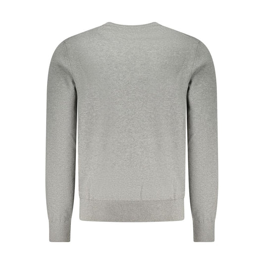 Hugo Boss Gray Cotton Sweater