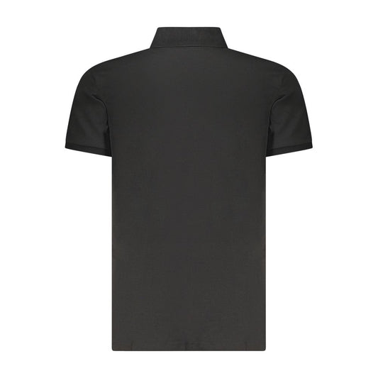 Calvin Klein Black Cotton Polo Shirt