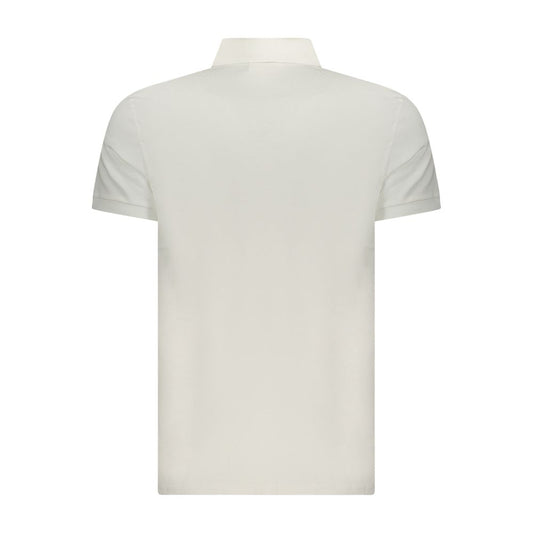 Calvin Klein White Cotton Polo Shirt