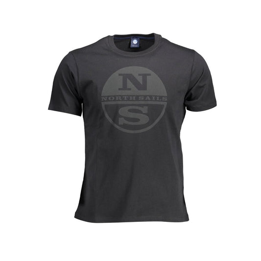 North Sails Black Cotton T-Shirt