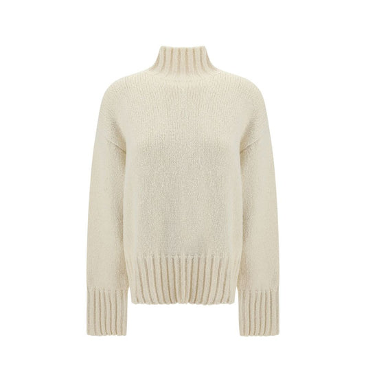 Jil Sander White Silk Sweatshirt