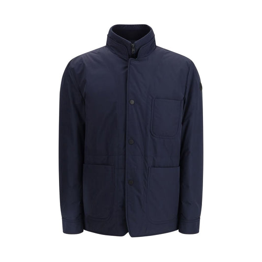Moncler Blue Polyester Coat