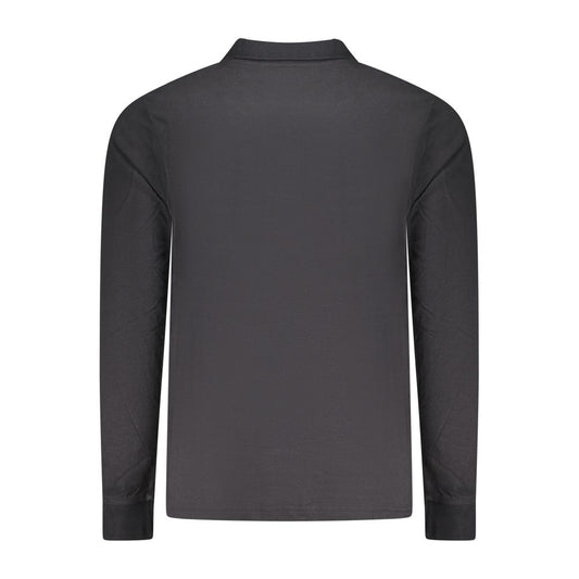 Norway 1963 Black Cotton Men Polo Shirt