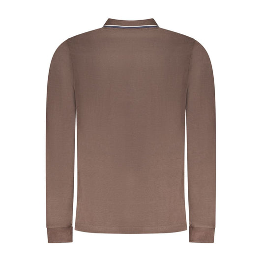 Norway 1963 Brown Cotton Men Polo Shirt