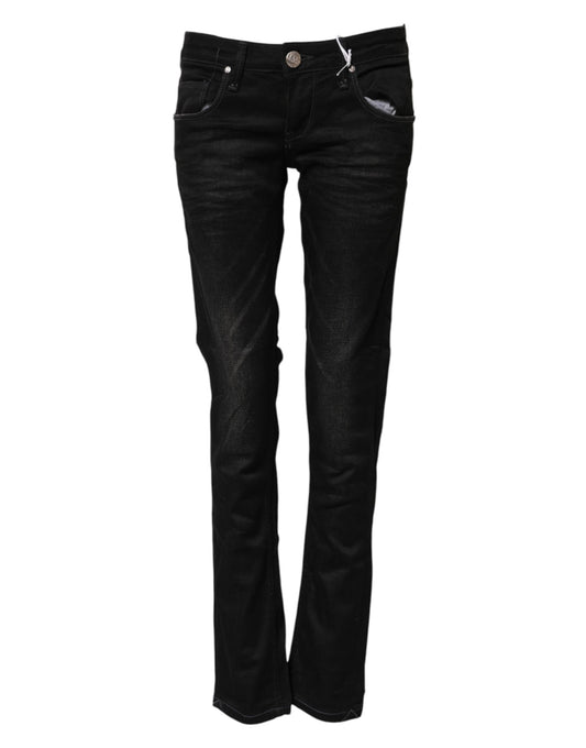 Pair of black skinny jeans
