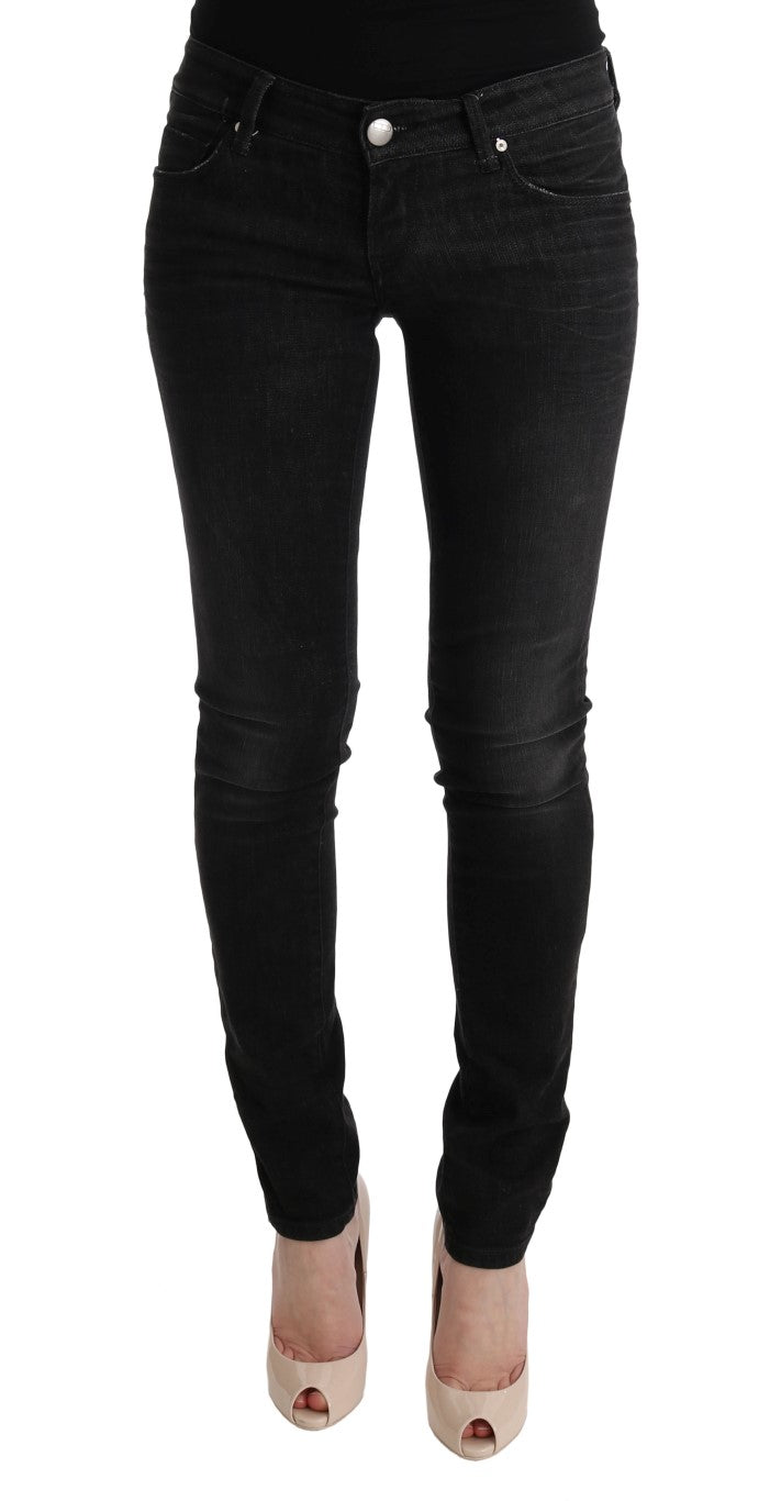 Pair of black skinny jeans on a mannequin