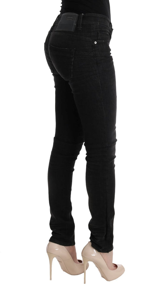 Pair of black skinny jeans on a mannequin